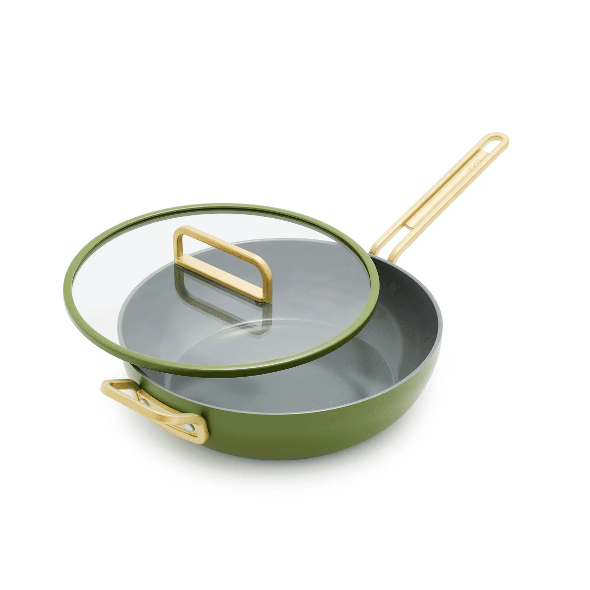 Stanley Tucci™<br> Ceramic Non-Stick 29cm Stanley Pan Junior | Tuscan Olive