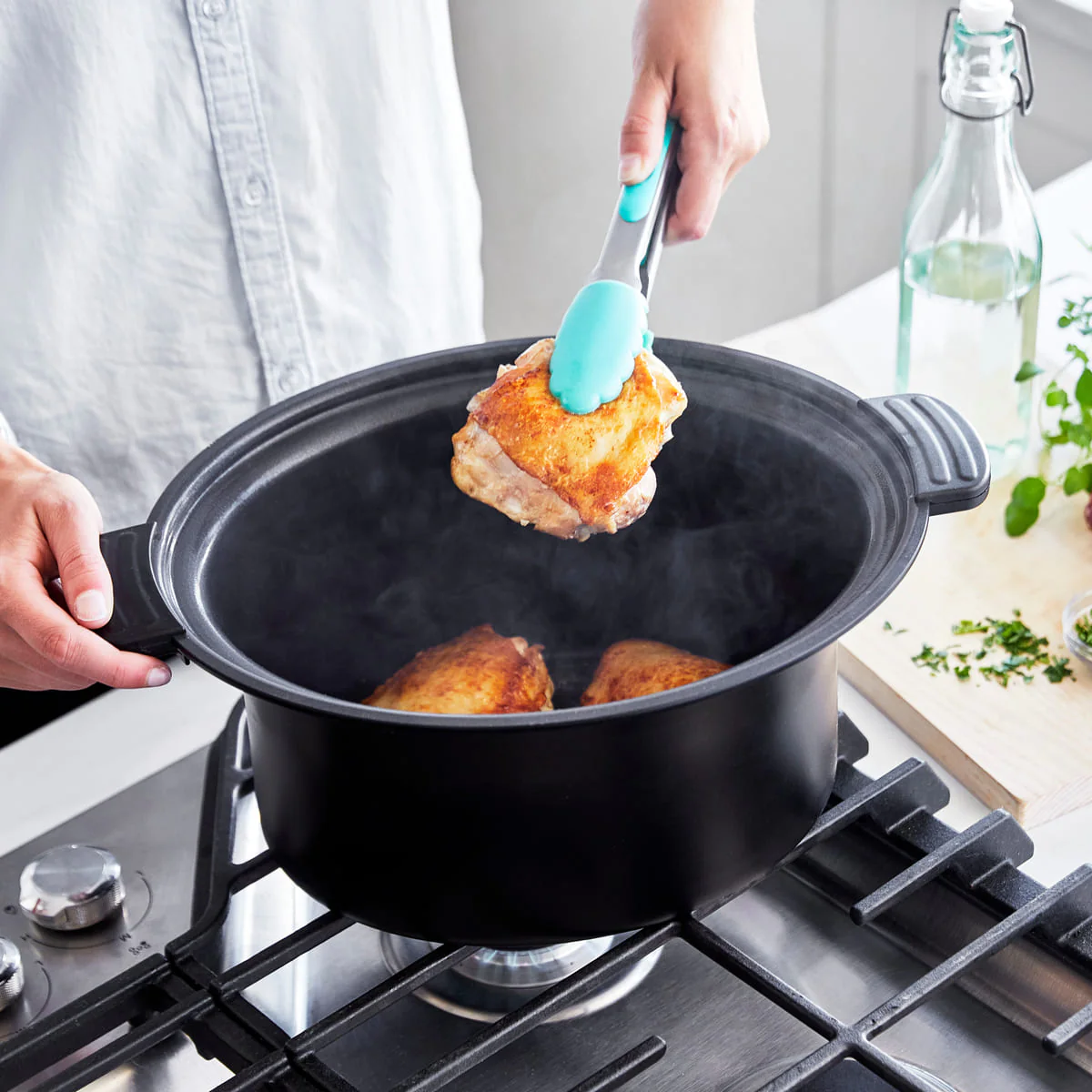 GreenLife<br> Duo Slow Cooker, Turquoise - Image 7