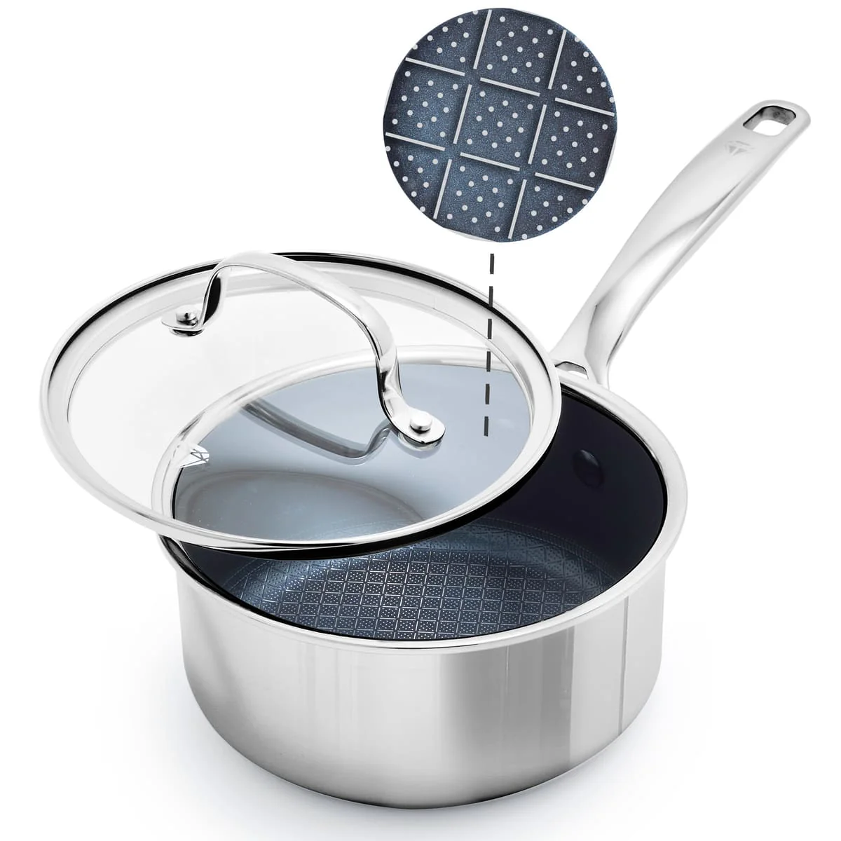 Blue Diamond<br> Diamond Bond Saucepan 16cm, Stainless Steel