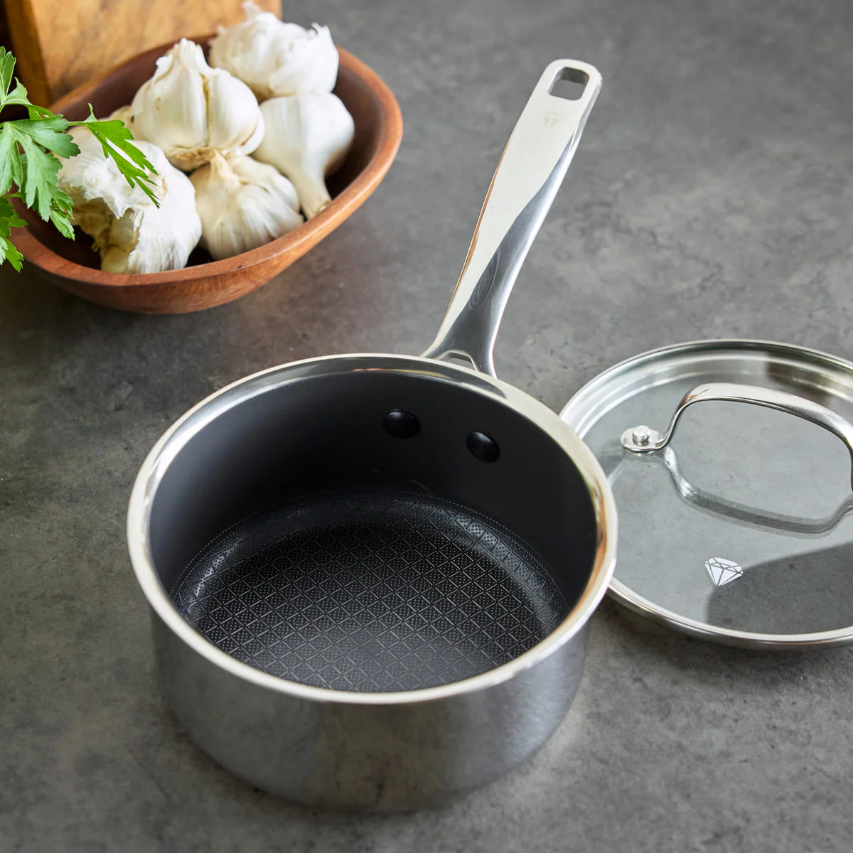 Blue Diamond<br> Diamond Bond Saucepan 16cm, Stainless Steel - Image 2
