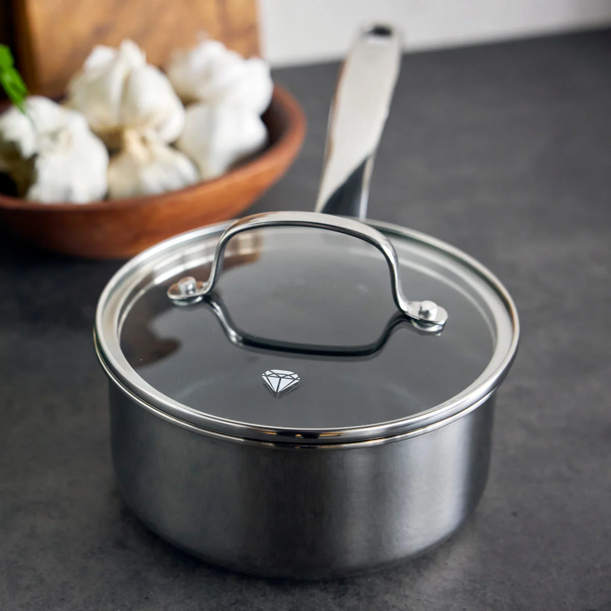 Blue Diamond<br> Diamond Bond Saucepan 16cm, Stainless Steel - Image 5
