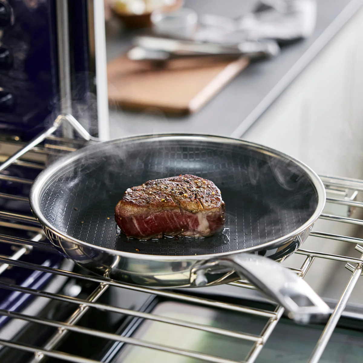 Blue Diamond<br> Diamond Bond Frying Pan 26cm, Stainless Steel - Image 4