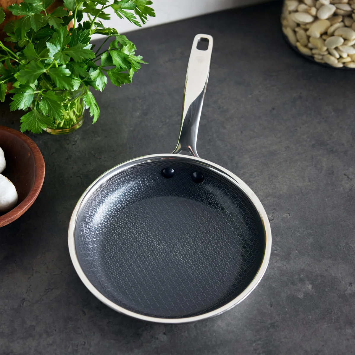 Blue Diamond<br> Diamond Bond Frying Pan 26cm, Stainless Steel - Image 5