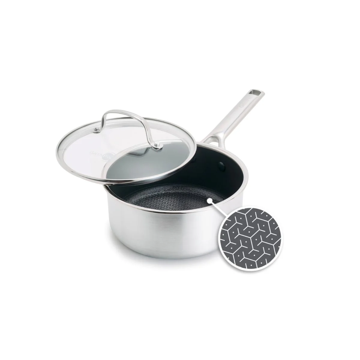 Apex<br> Thermobond Hybrid Ceramic Non-stick Saucepan - 18cm