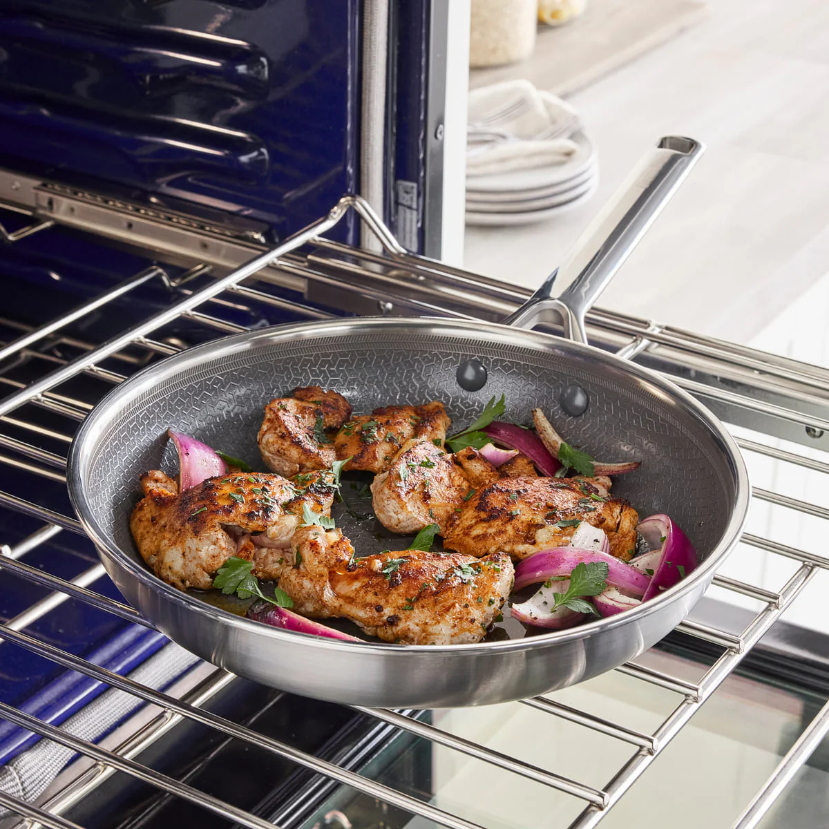 Apex<br> Thermobond Hybrid Ceramic Non-stick 7(15)pc Cookware Set - Image 6