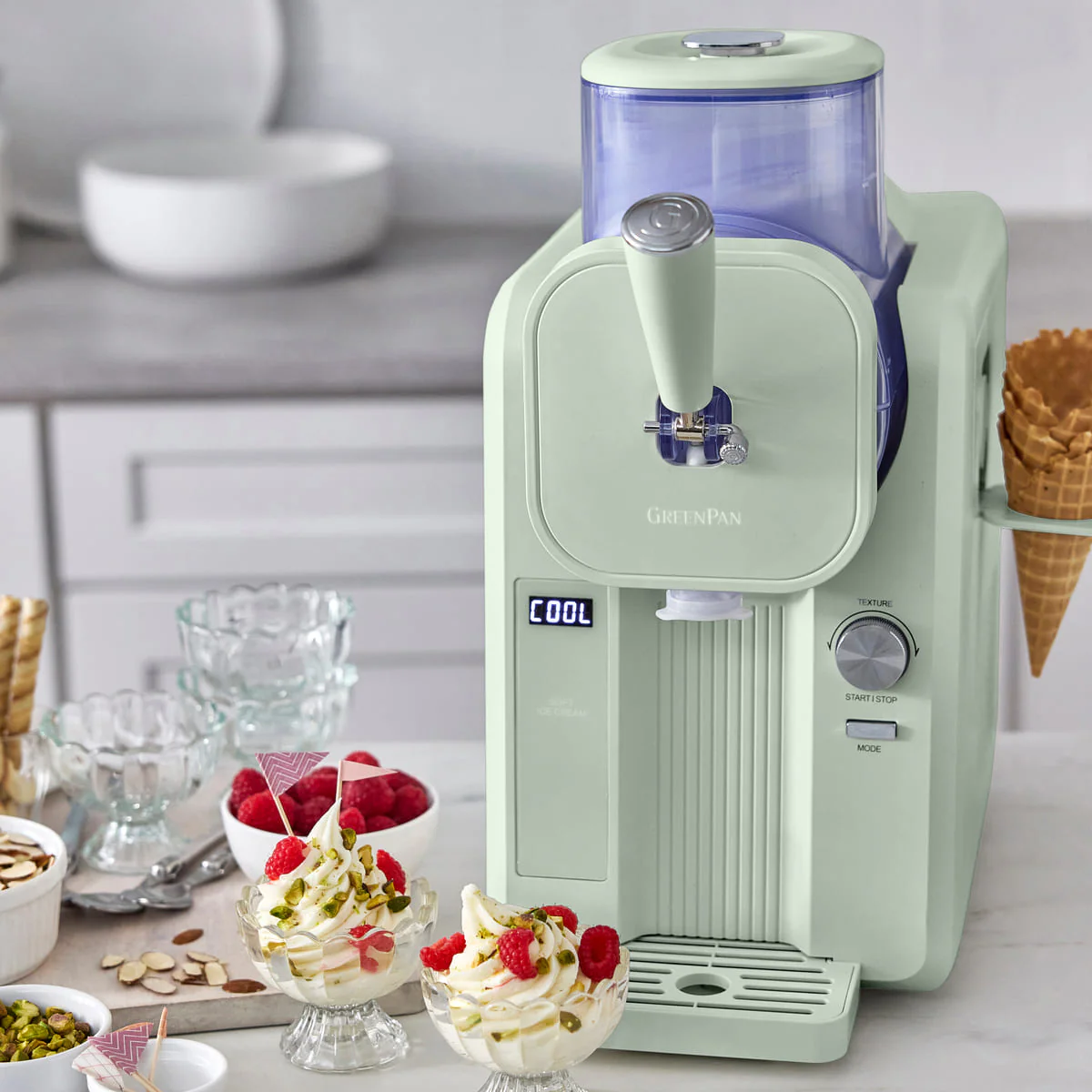 GreenPan Frost<br> Ice Cream & Frozen Drink Maker, Pistachio - Image 6