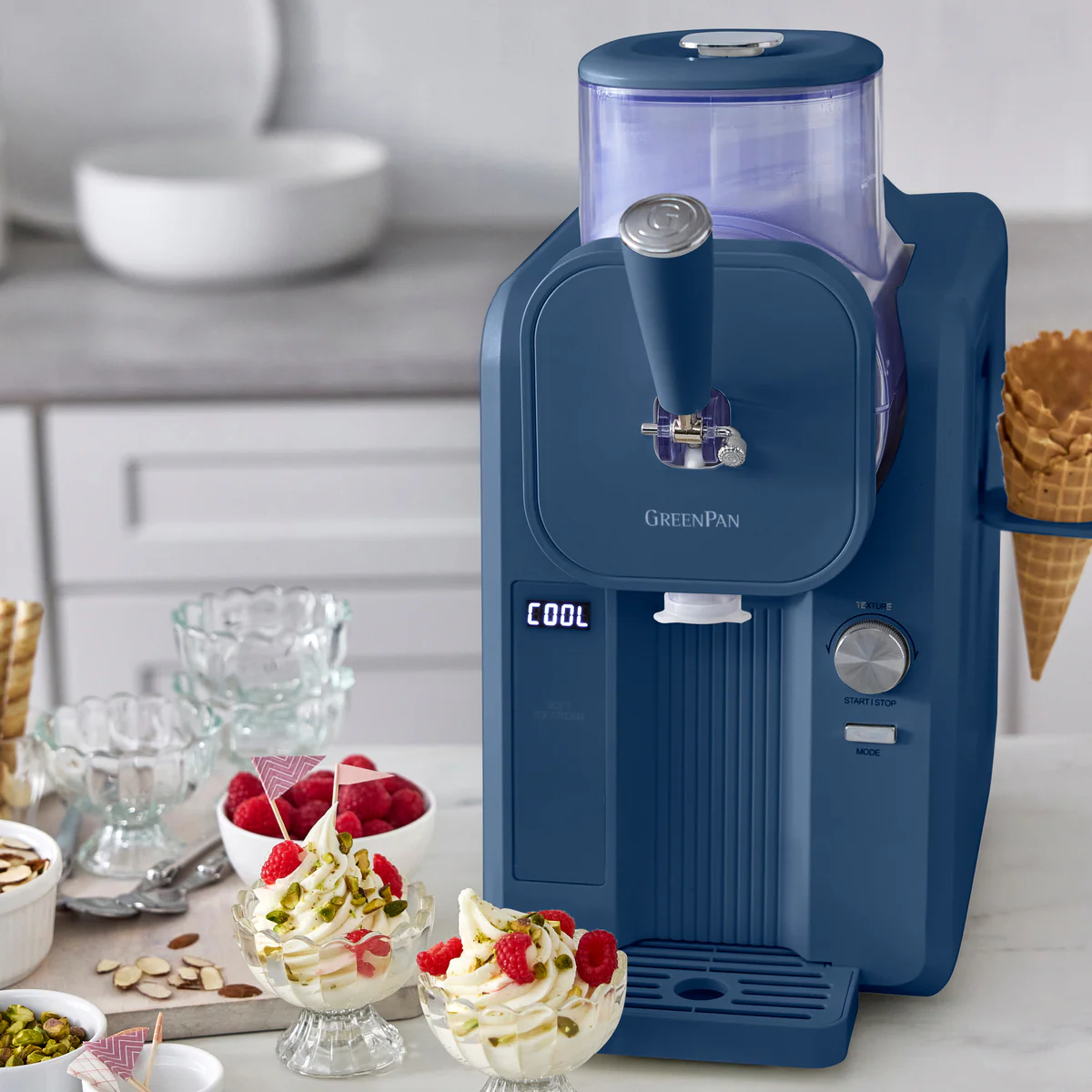 GreenPan Frost<br> Ice Cream & Frozen Drink Maker, Berry - Image 5