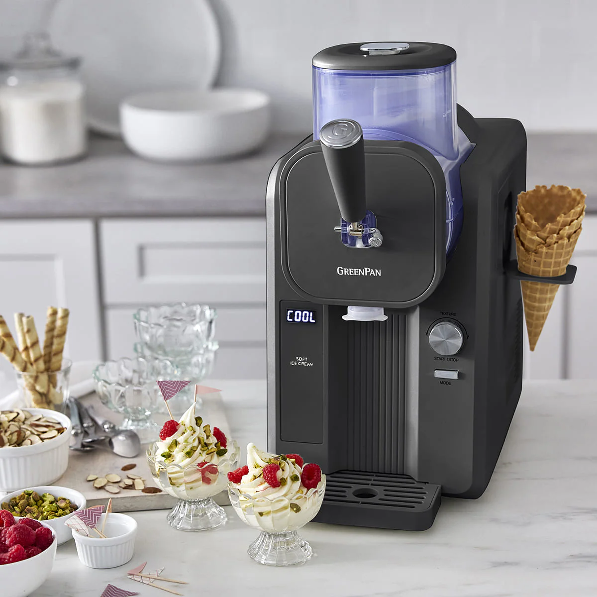 GreenPan Frost<br> Ice Cream & Frozen Drink Maker, Licorice - Image 6